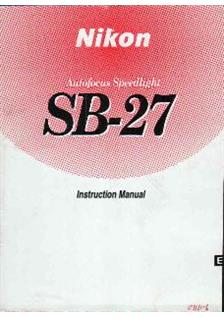 Nikon Flash - all manual. Camera Instructions.